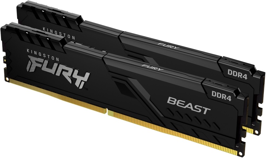 Kingston 16GB/3600MHz DDR-4 (Kit of 2) FURY Beast Black (KF436C17BBK2/16) memória