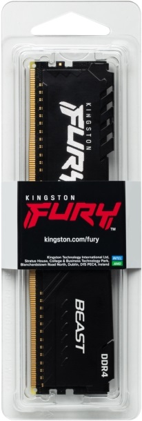 Kingston 16GB/3600MHz DDR-4 (Kit of 2) FURY Beast Black (KF436C17BBK2/16) memória