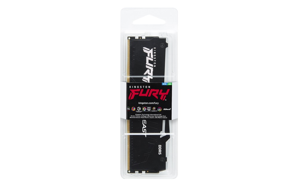 Kingston 16GB/5600MHz DDR-5 FURY Beast RGB (KF556C40BBA-16) memória