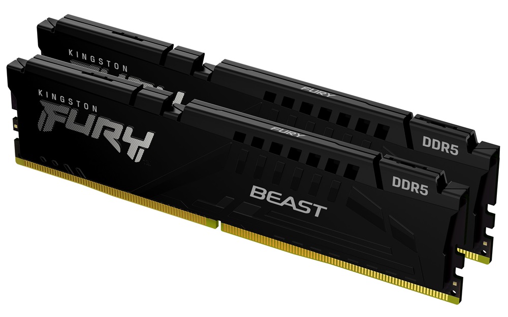 Kingston 16GB/5600MHz DDR-5 (Kit of 2) FURY Beast Black (KF556C40BBK2-16) memória