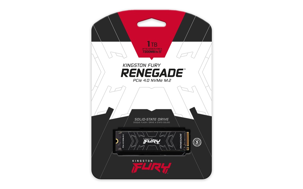 Kingston 1TB M.2 NVMe 2280 Fury Renegade (SFYRS/1000G) SSD