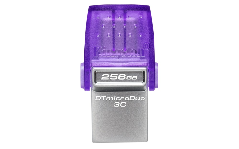 Kingston 256GB USB3.2 Gen1 C/USB3.2 Gen1 A DataTraveler microDuo 3C (DTDUO3CG3/256GB) Flash Drive