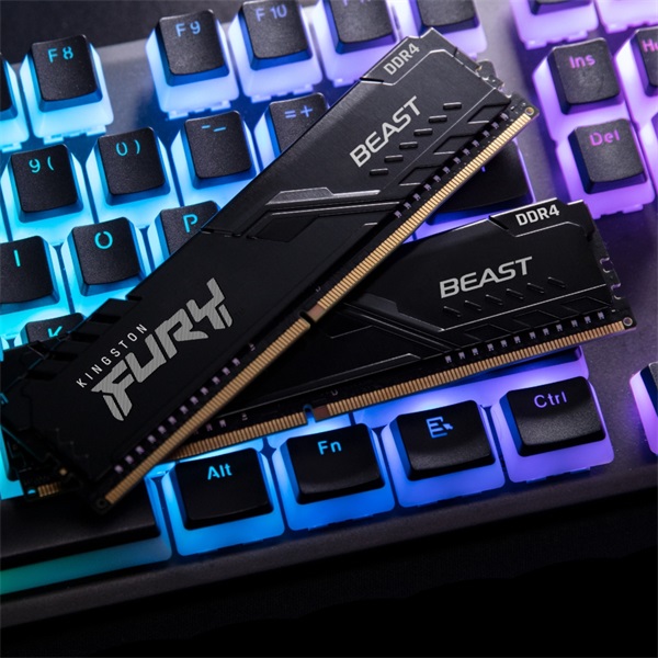 Kingston 32GB/3200MHz DDR-4 (Kit of 2) 1Gx8 FURY Beast Black (KF432C16BB1K2/32) memória