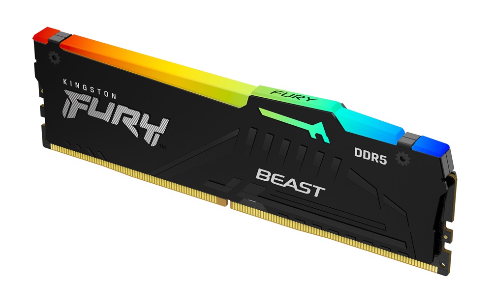 Kingston 32GB/5600MHz DDR-5 FURY Beast RGB (KF556C40BBA-32) memória