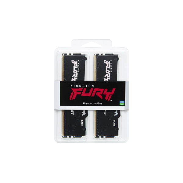 Kingston 32GB/5600MHz DDR-5 (Kit of 2) FURY Beast RGB (KF556C40BBAK2-32) memória