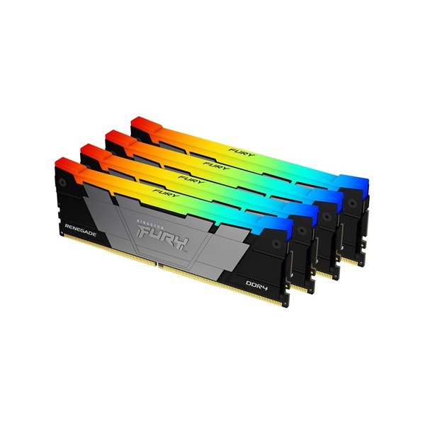 Kingston 32GB 3600MHz DDR-4 Fury Renegade RGB (Kit! 4db 8GB) (KF436C16RB2AK4/32) memória