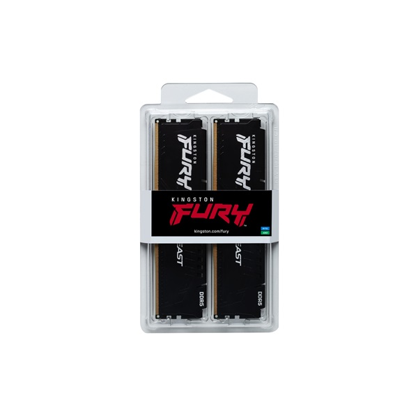 Kingston 32GB/5200MHz DDR-5 (Kit of 2) FURY Beast Black (KF552C40BBK2-32) memória