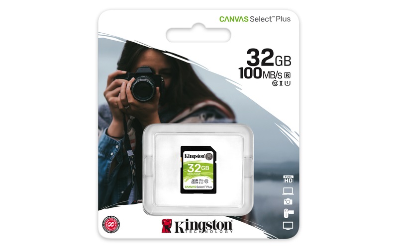 Kingston 32GB SD Canvas Select Plus (SDHC Class 10 UHS-I U1) (SDS2/32GB) memóriakártya