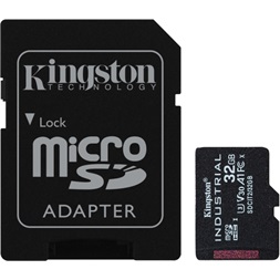 Kingston 32GB SD micro Industrial (SDHC Class 10 A1) (SDCIT2/32GB) memóriakártya + olvasó