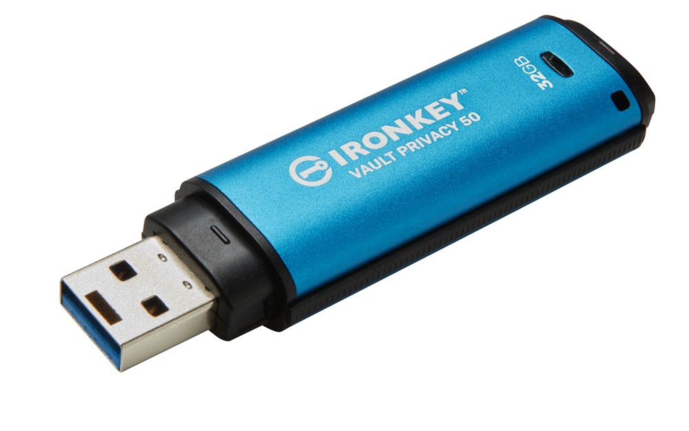 Kingston 32GB USB3.2 IronKey Vault Privacy 50 (IKVP50/32GB) Flash Drive
