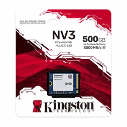 Kingston 500GB M.2 NVMe 2230 NV3 (SNV3SM3/500G) SSD