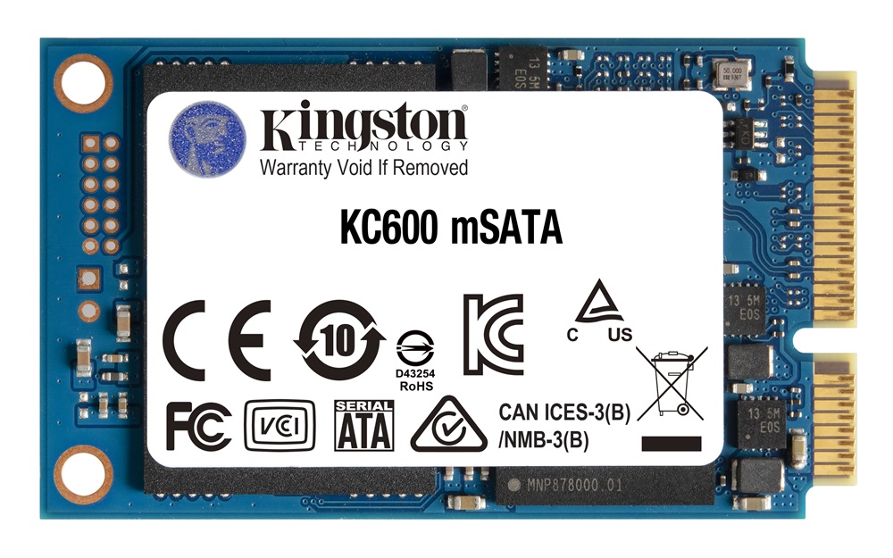 Kingston 512GB mSATA KC600 (SKC600MS/512G) SSD
