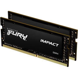 Kingston 64GB/3200MHz DDR-4 (Kit of 2) FURY Impact (KF432S20IBK2/64) notebook memória