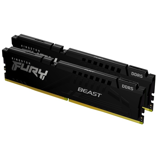 Kingston 64GB/5200MHz DDR-5 (Kit of 2) FURY Beast Black (KF552C40BBK2-64) memória