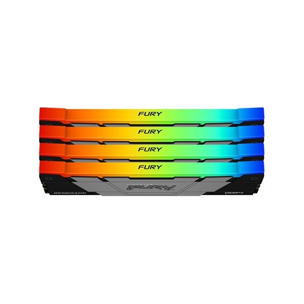 Kingston 64GB 3200MHz DDR-4 Fury Renegade RGB (Kit! 4db 16GB) (KF432C16RB12AK4/64) memória