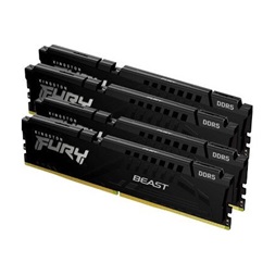 Kingston 64GB 5600MHz DDR-5 Fury Beast (Kit! 4db 16GB) (KF556C40BBK4-64) memória