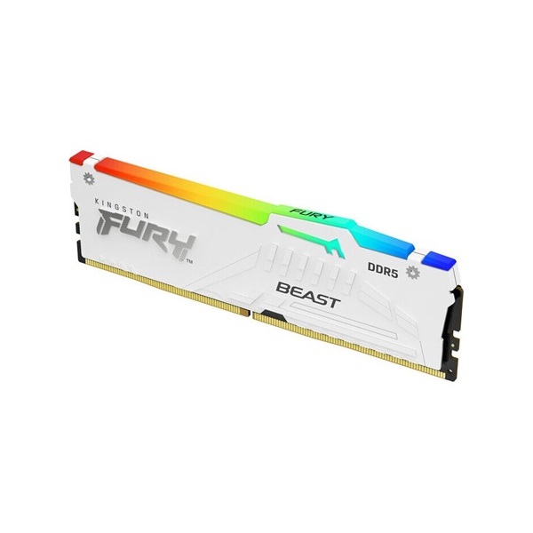 Kingston 64GB 5600MHz DDR-5 Fury Beast RGB (Kit! 4db 16GB) (KF556C40BWAK4-64) memória
