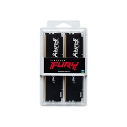 Kingston 64GB 6000MHz DDR-5 Fury Beast Black EXPO (Kit! 2db 32GB) (KF560C30BBEK2-64) memória