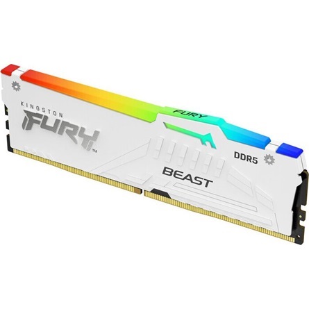 Kingston 64GB 6000MHz DDR-5 Fury Beast RGB (Kit! 4db 16GB) (KF560C40BWAK4-64) memória
