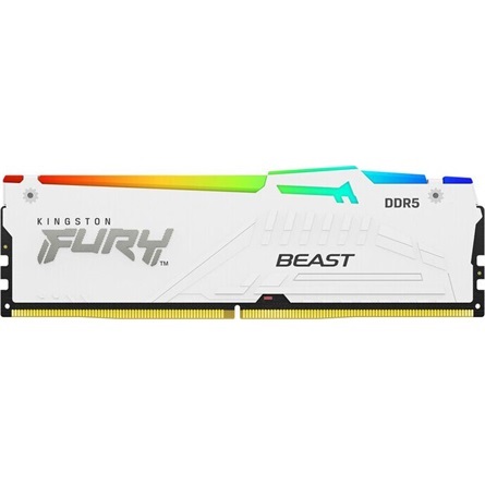 Kingston 64GB 6000MHz DDR-5 Fury Beast RGB (Kit! 4db 16GB) (KF560C40BWAK4-64) memória