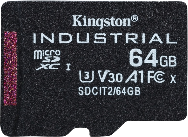 Kingston 64GB SD micro Industrial (SDXC Class 10 A1) (SDCIT2/64GBSP) memóriakártya