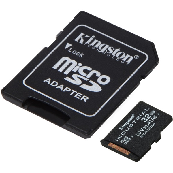 Kingston 64GB SD micro Industrial (SDXC Class 10 A1) (SDCIT2/64GB) memóriakártya + olvasó