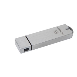 Kingston 64GB USB3.0 IronKey Basic S1000 Encrypted FIPS 140-2 (IKS1000B/64GB) Flash Drive