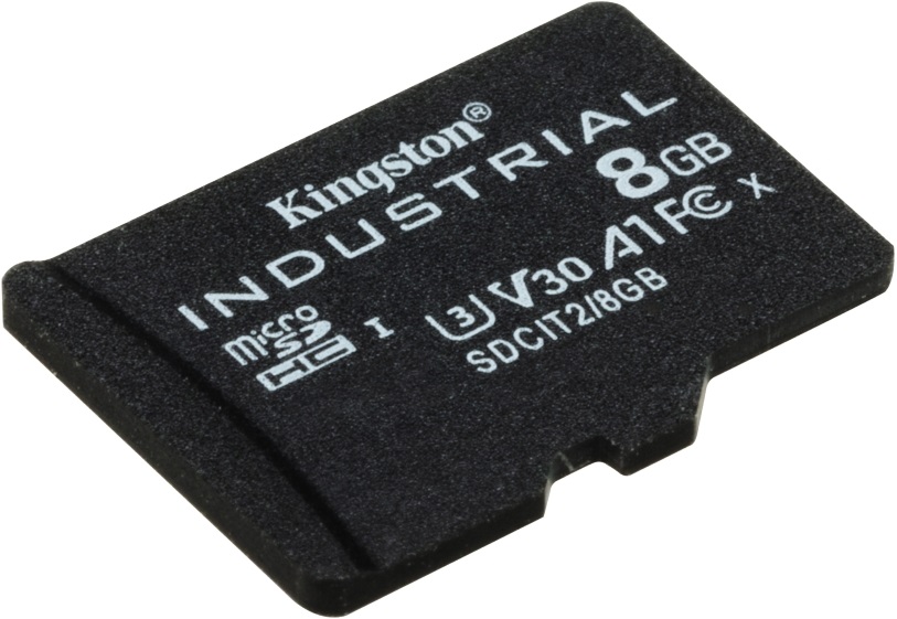 Kingston 8GB SD micro Industrial (SDHC Class 10 A1) (SDCIT2/8GB) memóriakártya + olvasó