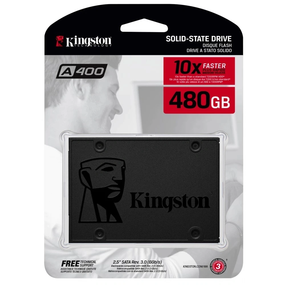 Kingston A400 480GB SATA3 2,5" 7mm (SA400S37/480G) SSD