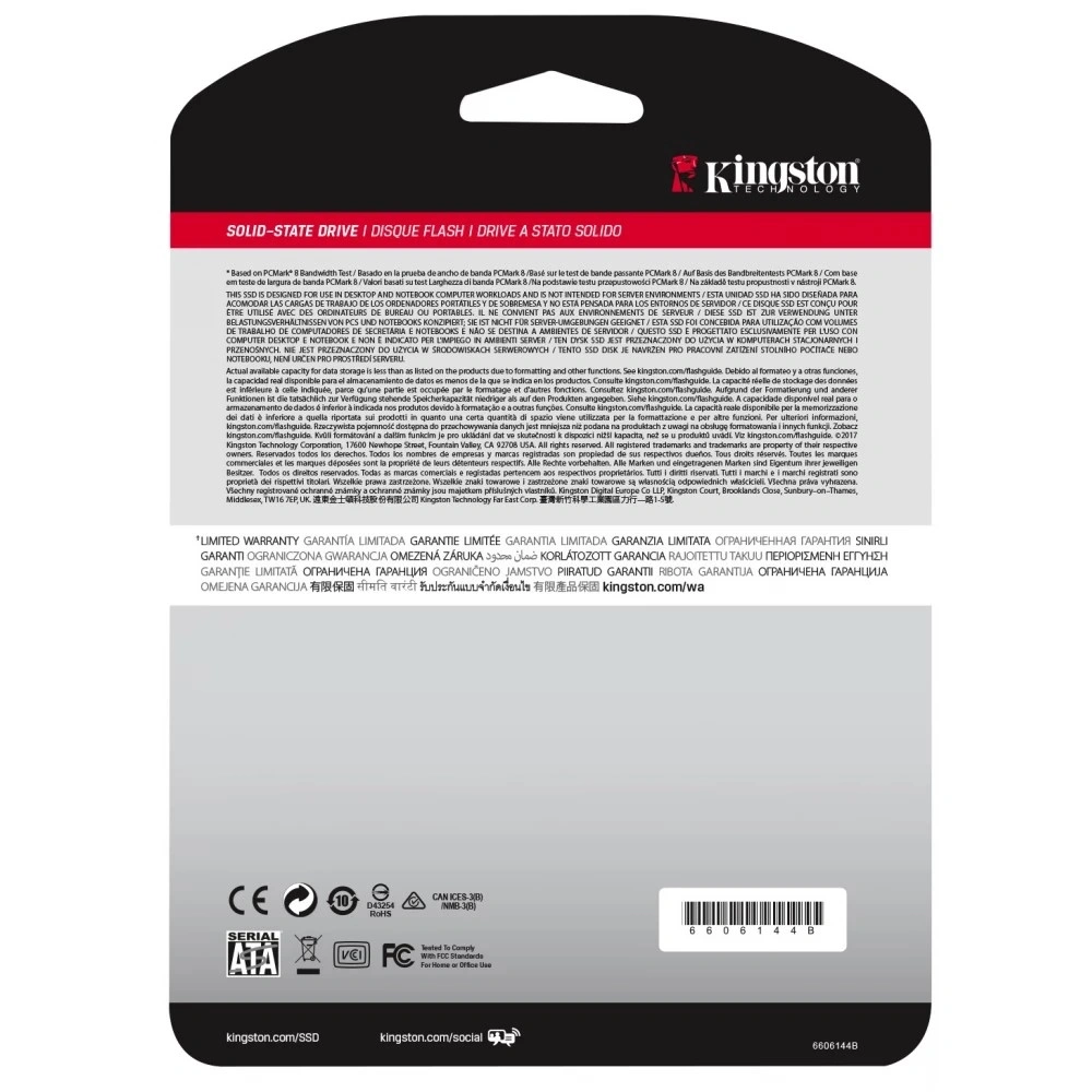 Kingston A400 960GB SATA3 2,5" 7mm (SA400S37/960G) SSD