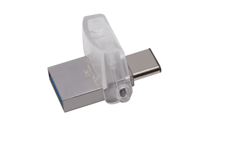 Kingston 64GB USB3.1 C/USB3.1 A Ezüst (DTDUO3C/64GB) Flash Drive