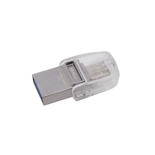 Kingston 64GB USB3.1 C/USB3.1 A Ezüst (DTDUO3C/64GB) Flash Drive