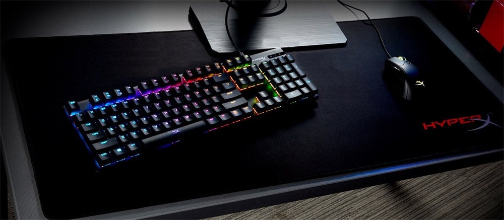 Kingston HyperX Alloy Origins (HyperX red) US világító mechanikus gamer billentyűzet