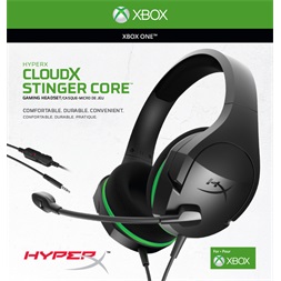 Kingston HyperX CloudX Stinger Core (Xbox Licensed) 3,5 Jack fekete gamer headset