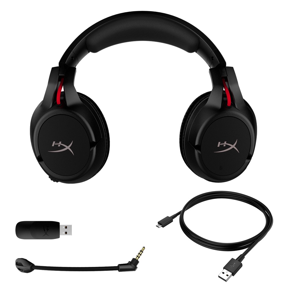 Kingston HyperX Cloud Flight vezeték nélküli fekete gamer headset