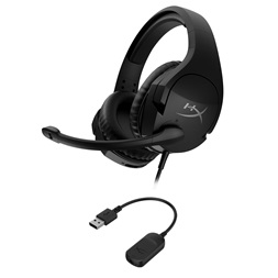 Kingston HyperX Cloud Stinger S + 7.1 fekete gamer Headset