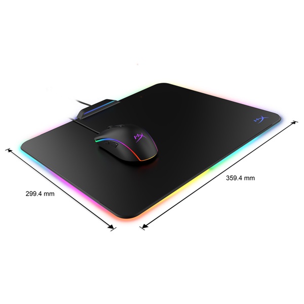 Kingston HyperX FURY Ultra (large) RGB világító gamer egérpad