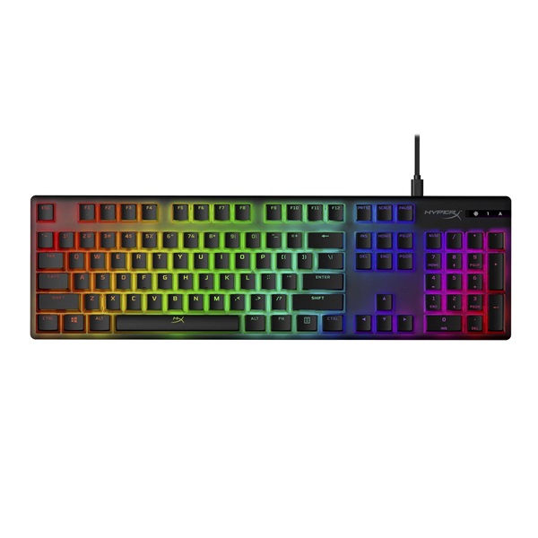 Kingston HyperX Pudding PBT US fekete gamer billentyű szett
