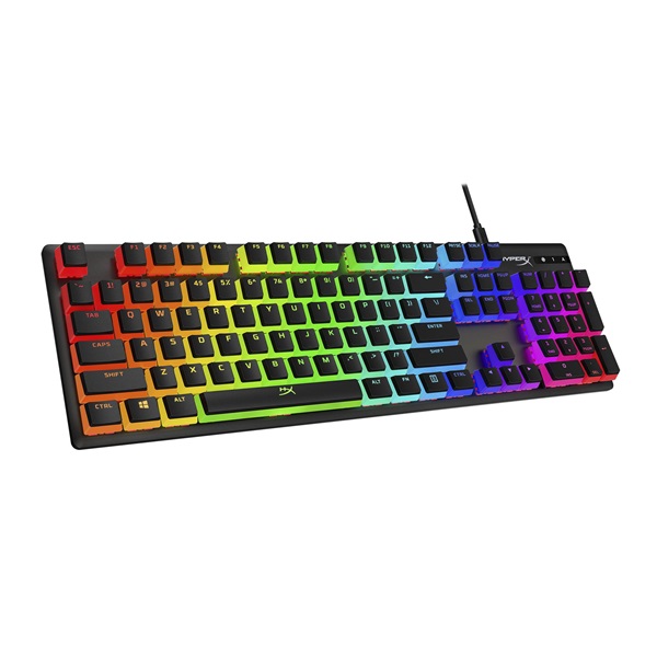 Kingston HyperX Pudding PBT US fekete gamer billentyű szett