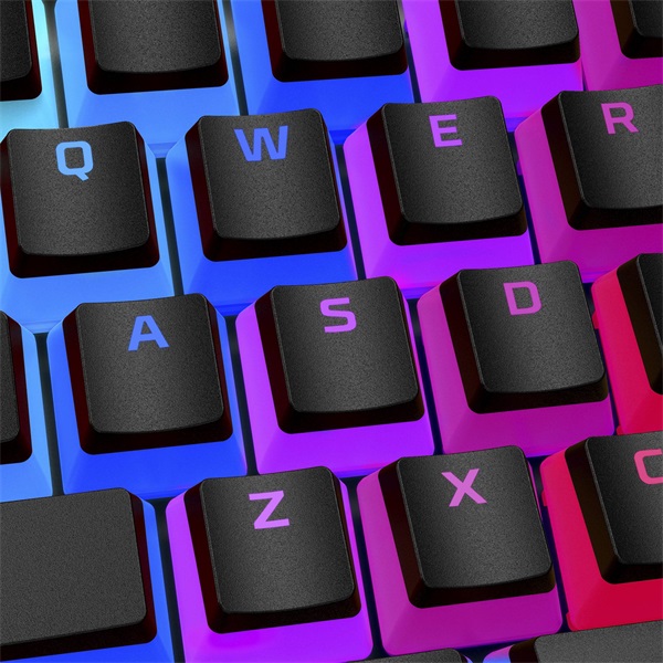 Kingston HyperX Pudding PBT US fekete gamer billentyű szett