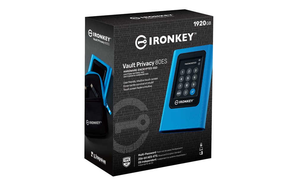 Kingston IronKey Vault Privacy 80 1920GB USB3.2 külső SSD