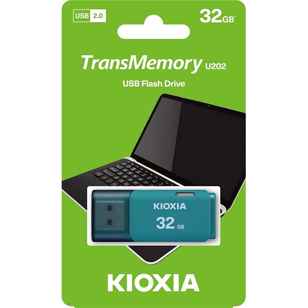 Kioxia 32GB USB2.0 Hayabusa U202 kék (LU202L032GG4) Flash Drive
