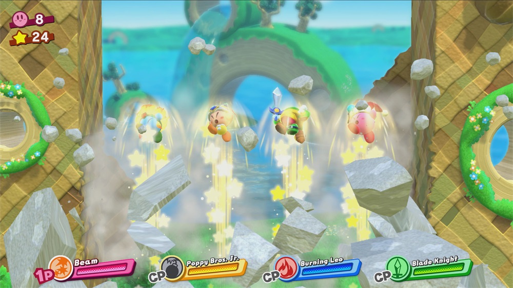 Kirby: Star Allies Nintendo Switch játékszoftver (Használt - A)