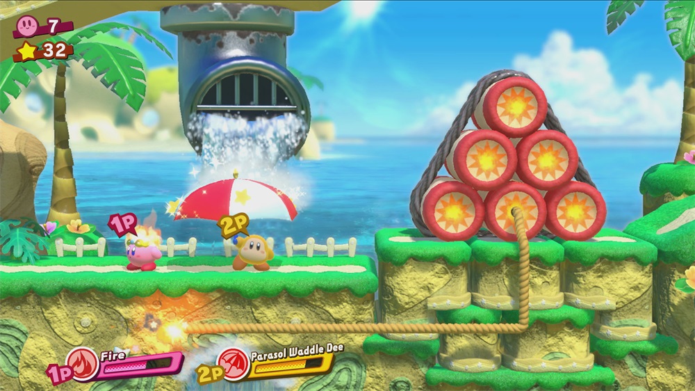 Kirby: Star Allies Nintendo Switch játékszoftver (Használt - A)