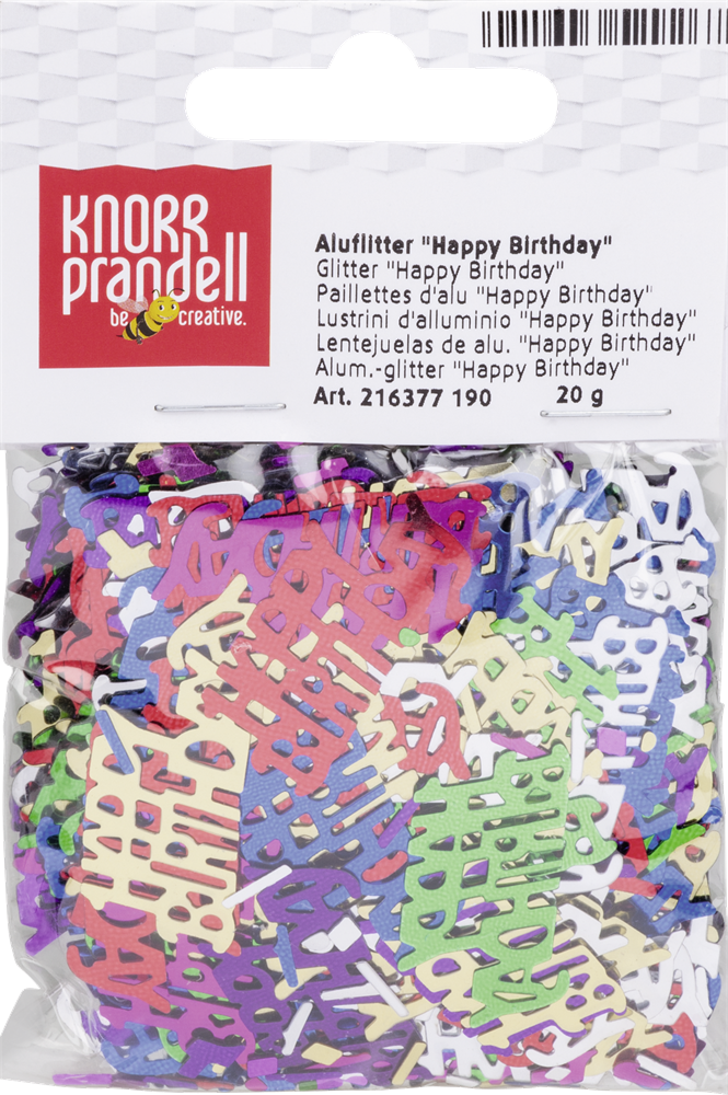 Knorr Prandell Happy Birthday dekor felirat