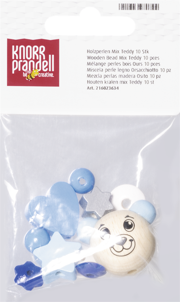 Knorr Prandell Teddy 10 darabos fa gyöngy csomag