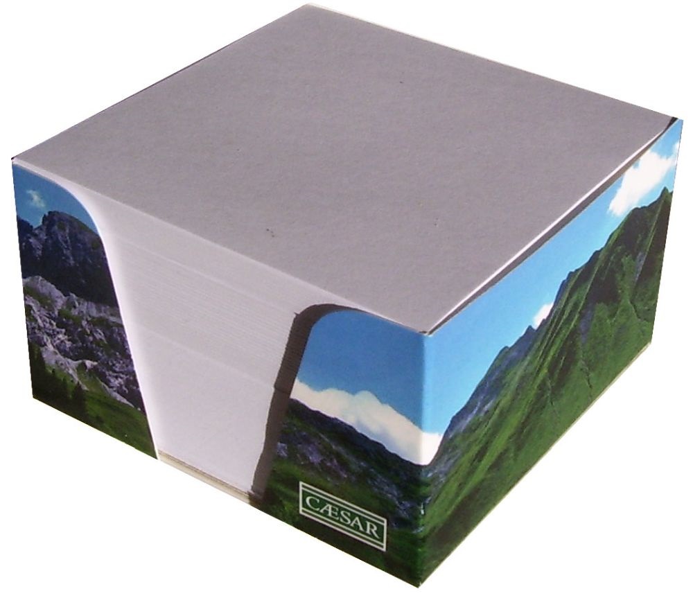 Caesar 85x85x50mm papírdobozos kockatömb