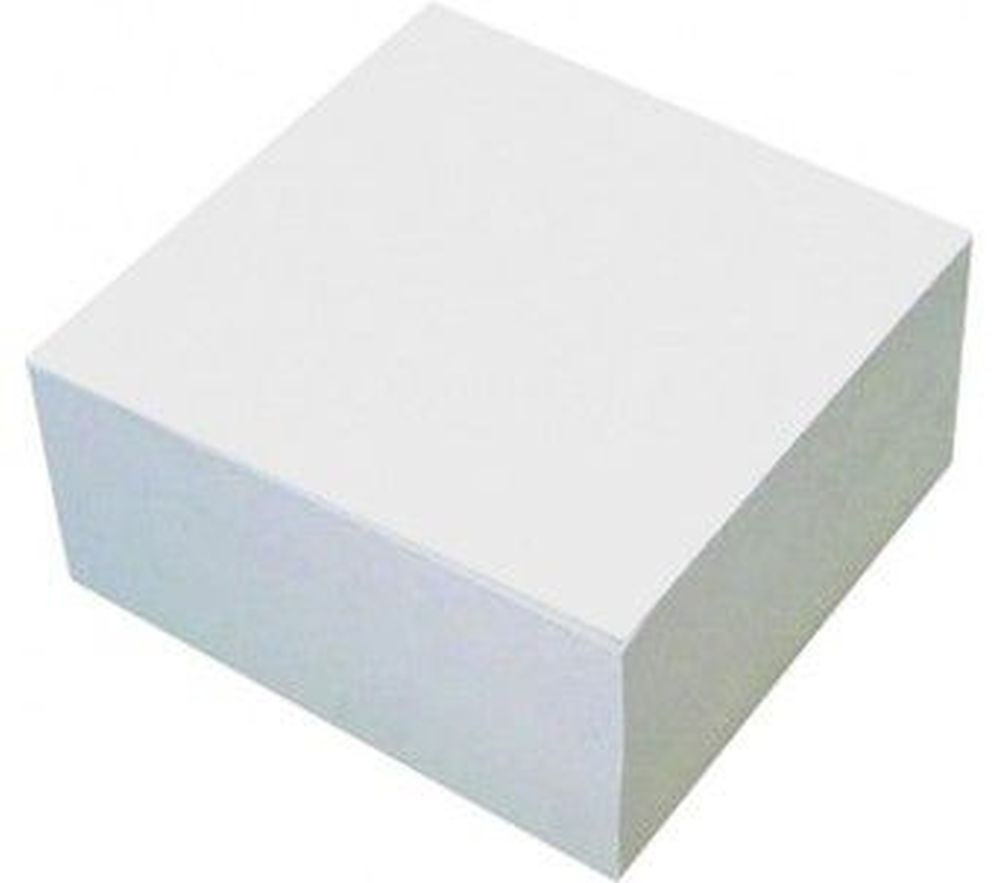 8,5x8,5x4,5cm fehér kockatömb