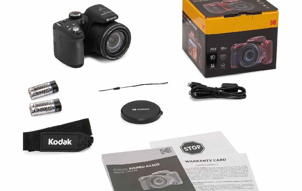 Kodak Pixpro AZ405 digitális fekete fényképezőgép