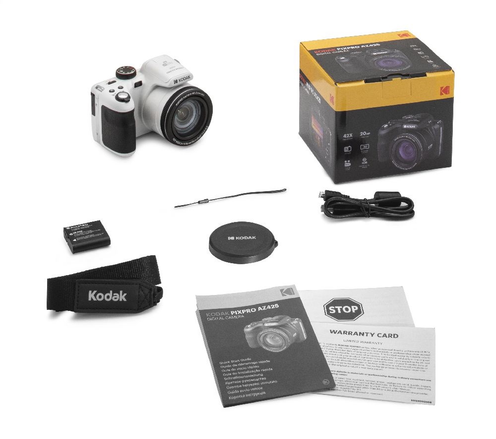 Kodak Pixpro AZ425 digitális fehér fényképezőgép